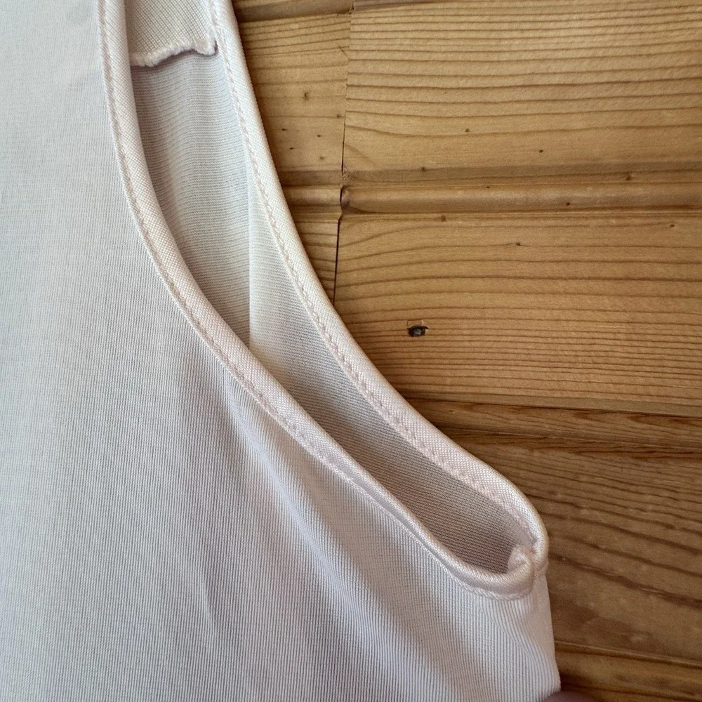 VTG 80s Vanity Fair Nightgown Pale Pink XL Satin Sheath Feminine Grandma Cottage